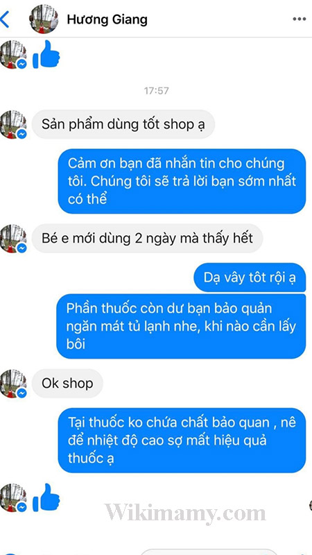 phản hổi về thuốc mỡ minh hùng tại thái nguyên